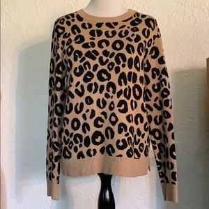 Leopard print sweater